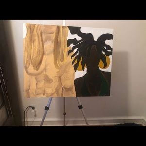 24x30 this painting is painted based on stereo typing different colors genders